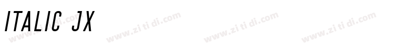 italic JX字体转换